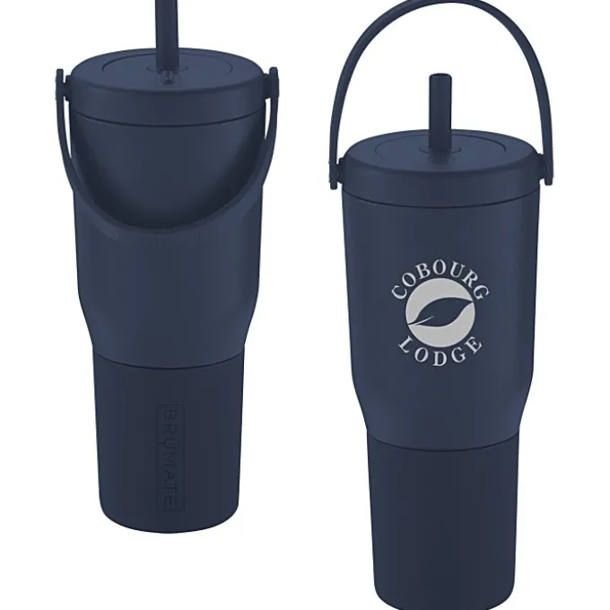 BruMate Resa Vacuum Tumbler with Straw- 35 oz. - Laser Engraved