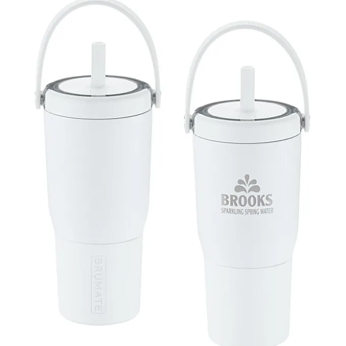 BruMate Resa Vacuum Tumbler with Straw - 25 oz. - Laser Engraved