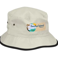 Brushed Cotton Twill Bucket Hat - Full Color