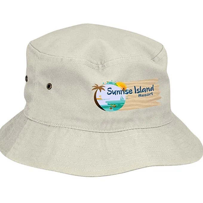 Brushed Cotton Twill Bucket Hat - Full Color
