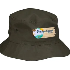 Brushed Cotton Twill Bucket Hat - Full Color