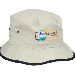 Brushed Cotton Twill Bucket Hat - Full Color