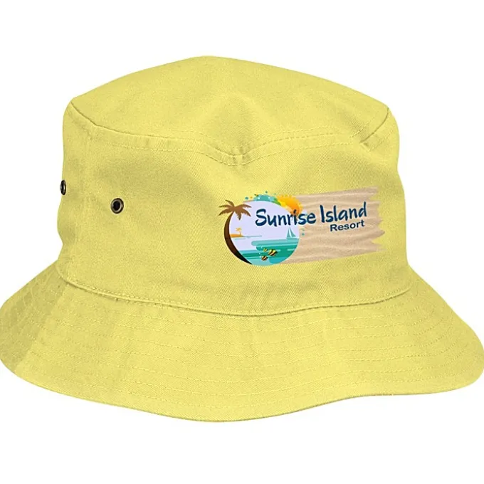 Brushed Cotton Twill Bucket Hat - Full Color