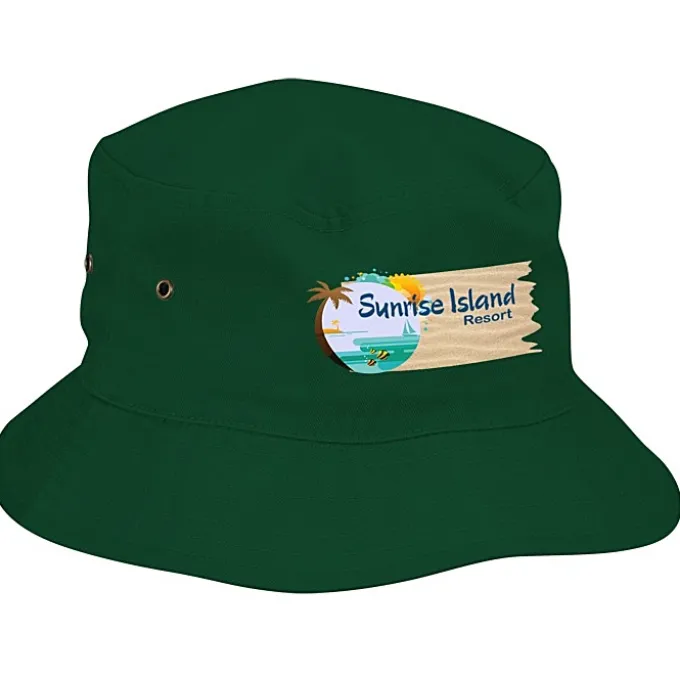 Brushed Cotton Twill Bucket Hat - Full Color