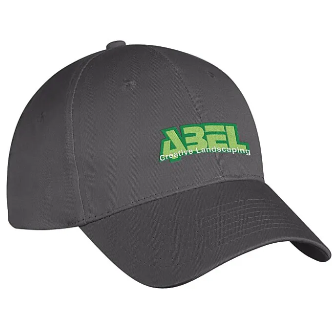 Brushed Cotton Twill Cap - Embroidered