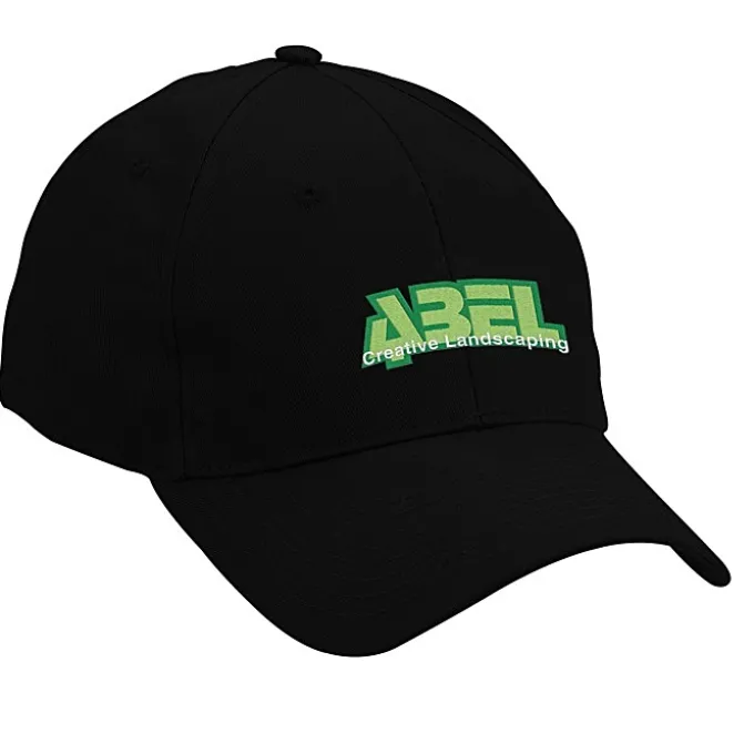 Brushed Cotton Twill Cap - Embroidered