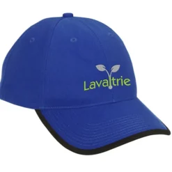 Brushed Cotton Twill Cap with Peak Trim