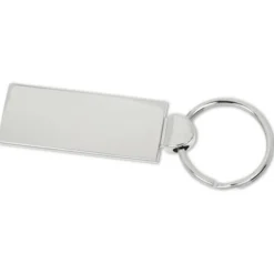 Brush Off Metal Keychain