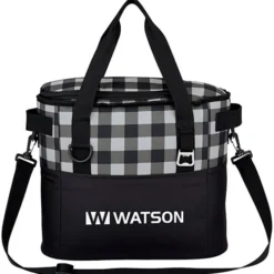 Buffalo Plaid Cooler Bag