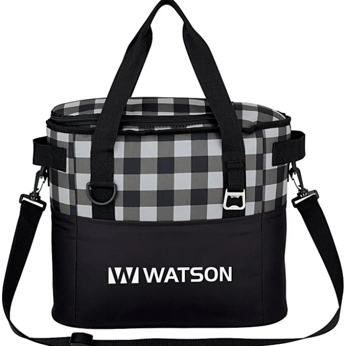 Buffalo Plaid Cooler Bag