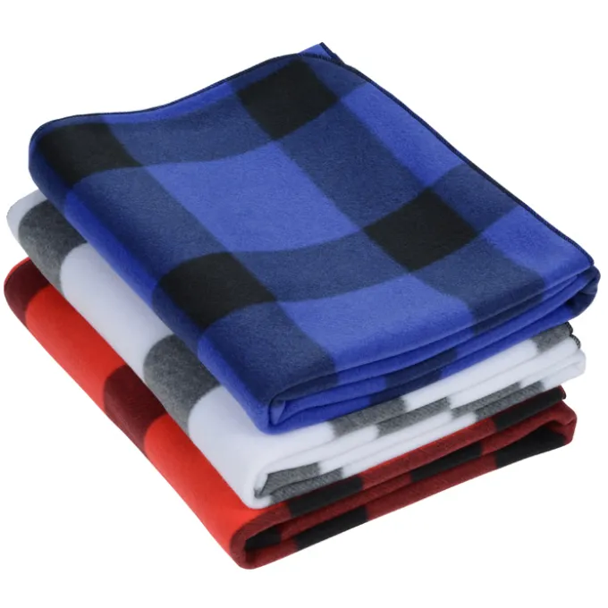 Buffalo Plaid Fleece Blanket