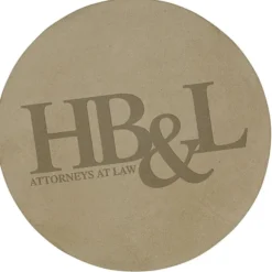 Buff Bonded Leather Coaster