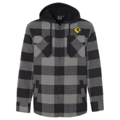 Burnside Quilted Flannel Full-Zip Hooded Jacket