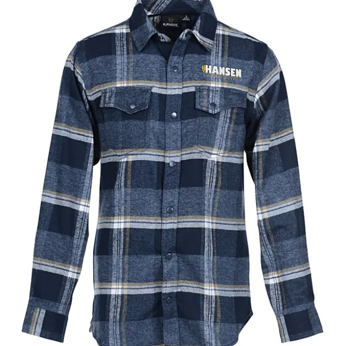 Burnside Snap-Front Flannel Shirt