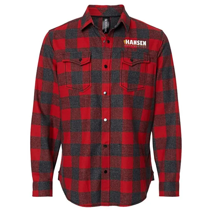 Burnside Snap-Front Flannel Shirt