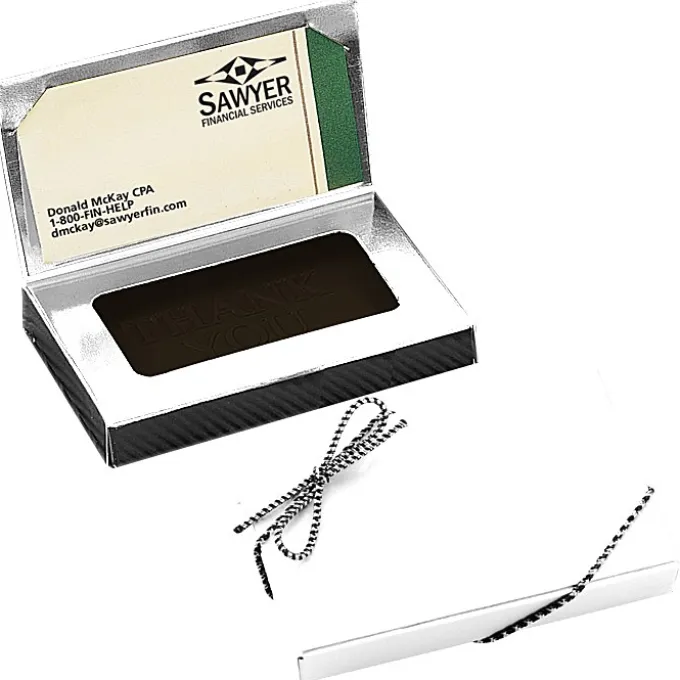 Business Card Chocolate Treat - Thank You