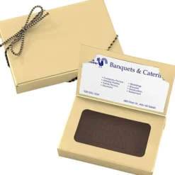Business Card Chocolate Treat - Happy Holidays