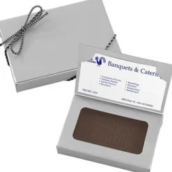 Business Card Chocolate Treat - Happy Holidays