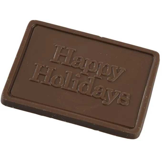 Business Card Chocolate Treat - Happy Holidays
