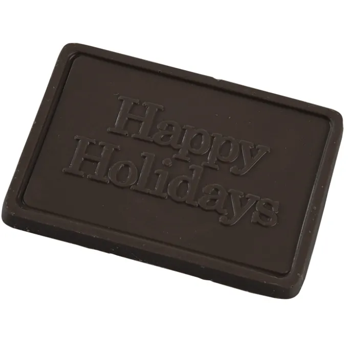Business Card Chocolate Treat - Happy Holidays