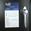 Business Card Magnet with Calendar and Notepad