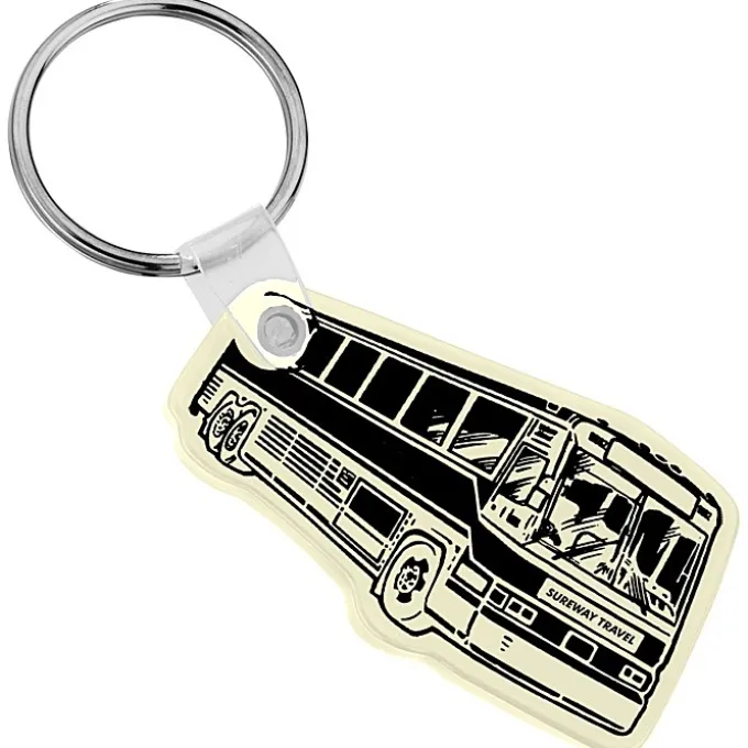 Bus Soft Keychain - Opaque