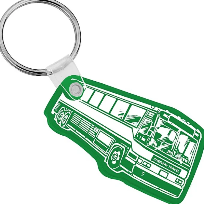 Bus Soft Keychain - Translucent