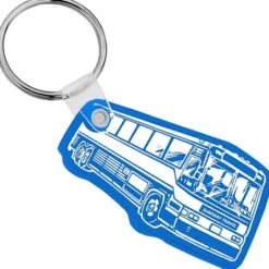 Bus Soft Keychain - Translucent