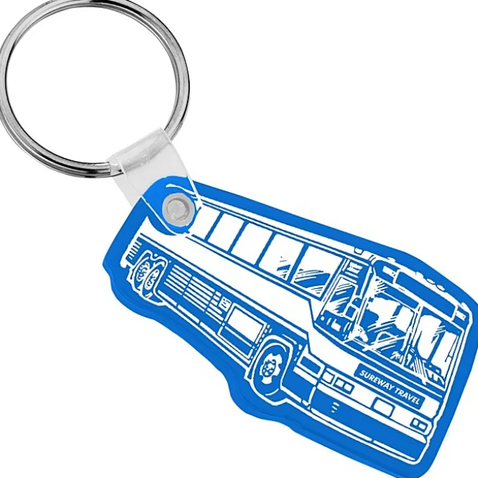 Bus Soft Keychain - Translucent