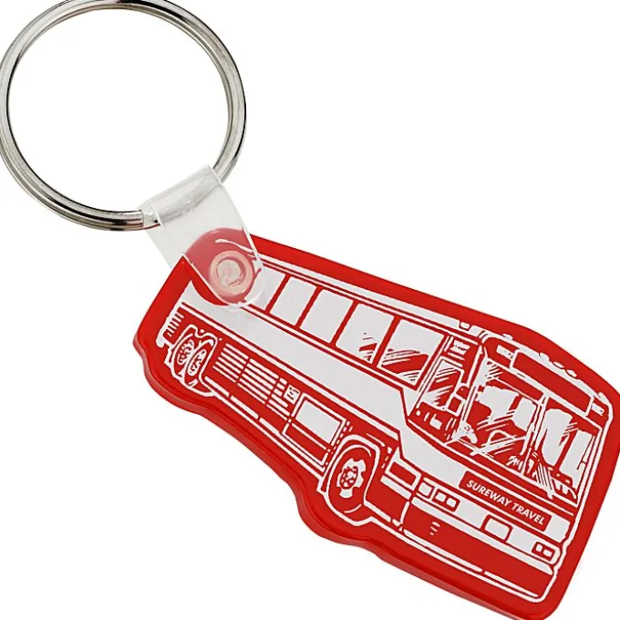 Bus Soft Keychain - Translucent