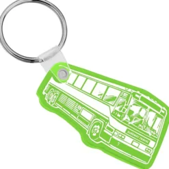 Bus Soft Keychain - Translucent