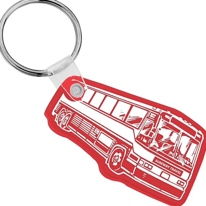 Bus Soft Keychain - Translucent