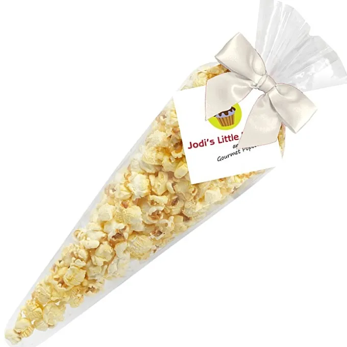 Butter Popcorn Cone Bags - Large