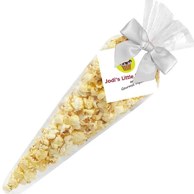 Butter Popcorn Cone Bags - Large