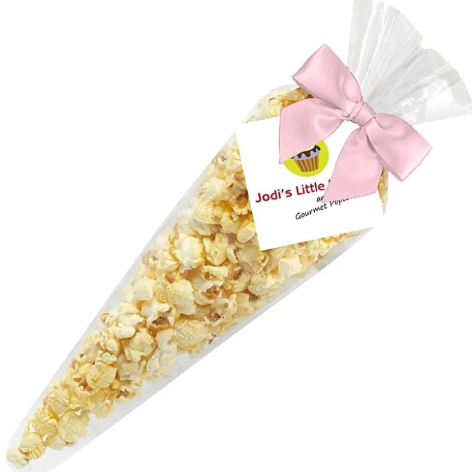 Butter Popcorn Cone Bags - Large