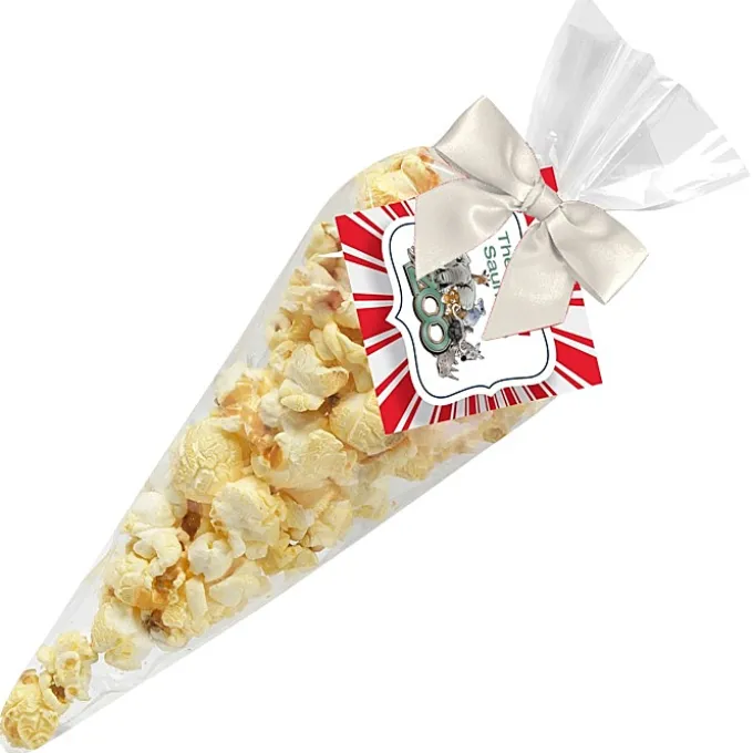 Butter Popcorn Cone Bags - Small