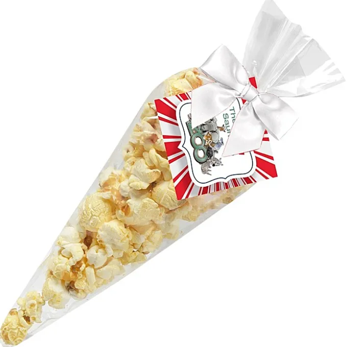Butter Popcorn Cone Bags - Small