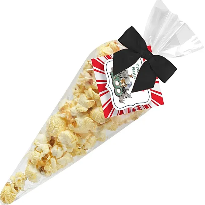 Butter Popcorn Cone Bags - Small