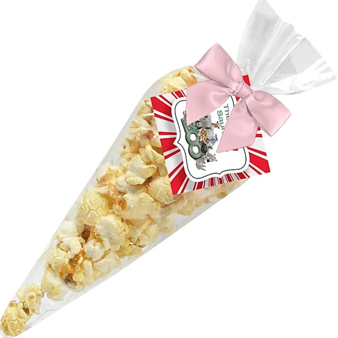 Butter Popcorn Cone Bags - Small