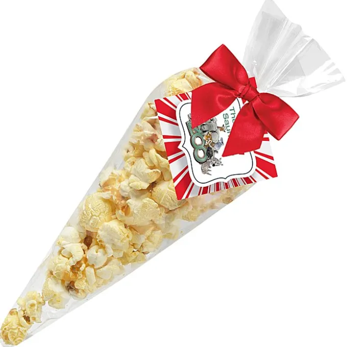 Butter Popcorn Cone Bags - Small
