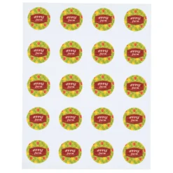 Button Sheeted Stickers - Circle - 1-1/2 inches