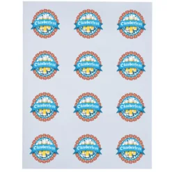 Button Sheeted Stickers - Circle - 2-1/4 inches