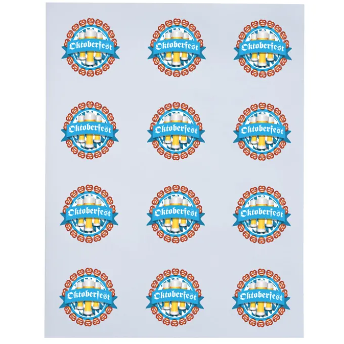 Button Sheeted Stickers - Circle - 2-1/4 inches