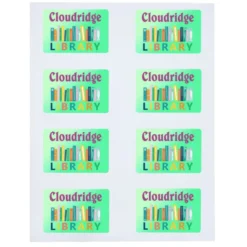 Button Sheeted Stickers - Rectangle - 2 inches x 3 inches