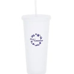 Bux Tumbler with Straw - 24 oz. - 24 hr