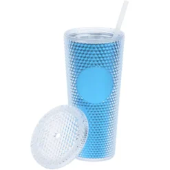 Bux Tumbler with Straw - 24 oz. - Metallic