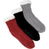Cable Knit Slipper Socks