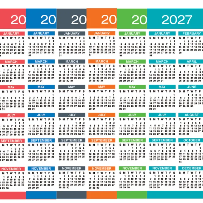 Calendar Bookmark - Knitting