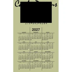 Calendar Magnet - Medium - Colors