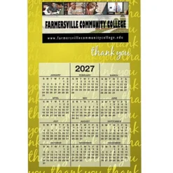Calendar Magnet - Medium - Thank You